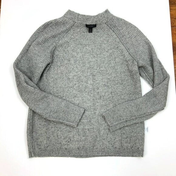 J. Crew Gayle Tie Neck Wool Blend Sweater Sz M - Picture 16 of 16